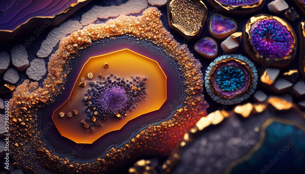 Obraz premium Druzy Texture Background