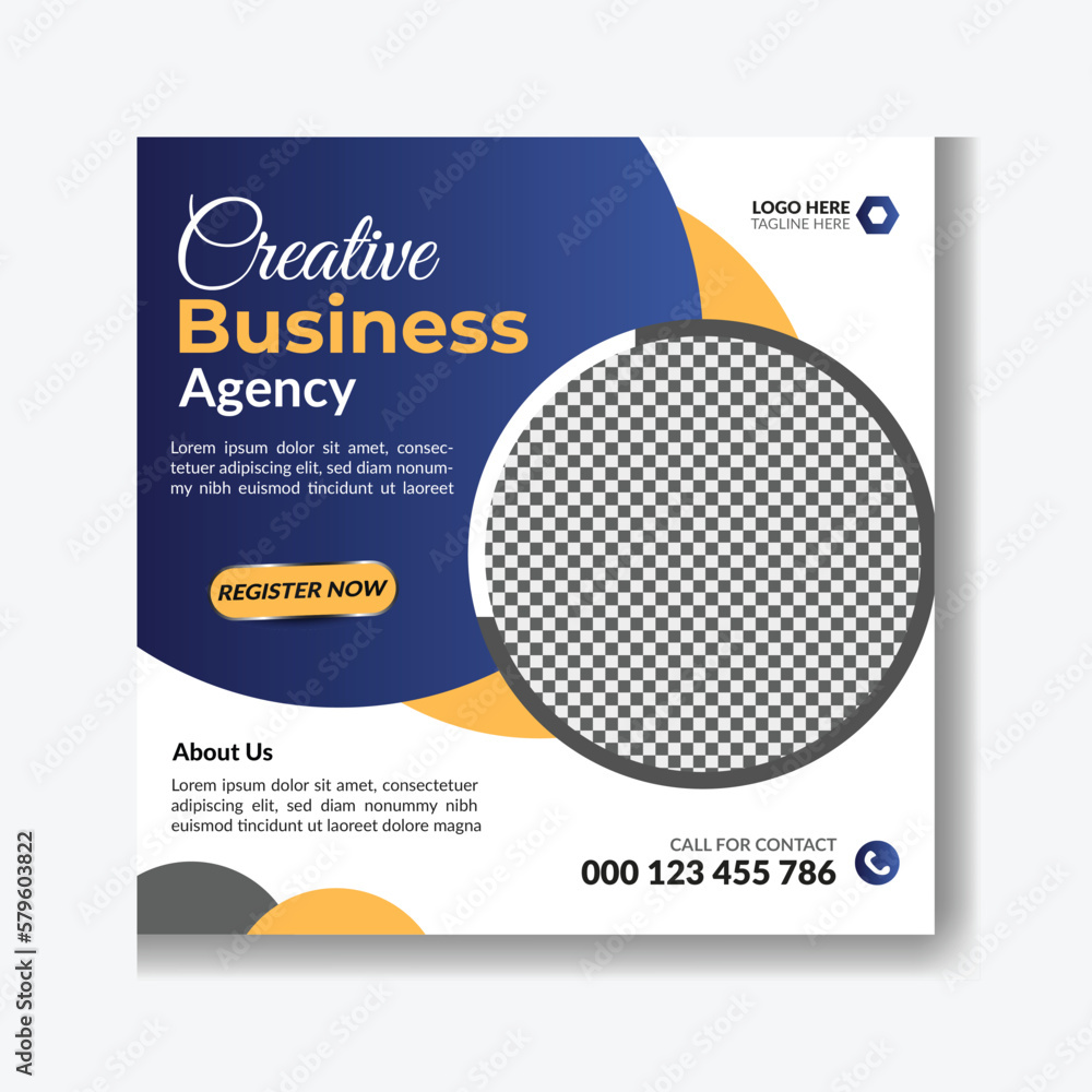 Business marketing agency promotion social media post template. Digital business marketing banner social media post banner template design Business marketing agency promotion social media post template. Digital business marketing banner social media post banner template design