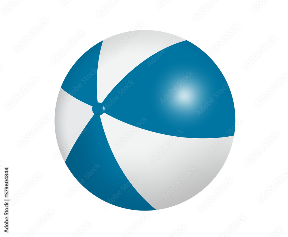 blue white Inflatable beach ball or volley ball for summer advertising design blue white Inflatable beach ball or volley ball for summer advertising design