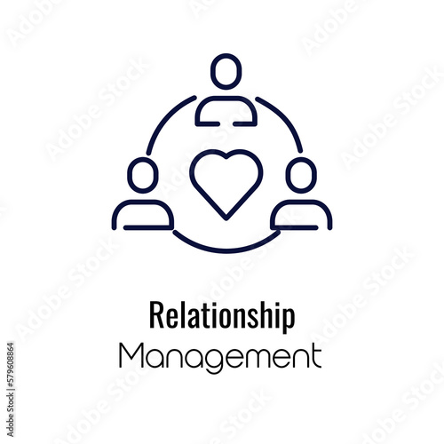 Relationship Management Icon.