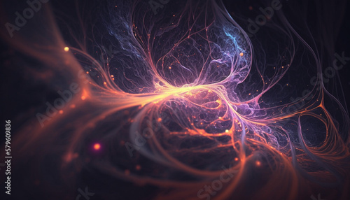 Cosmic Filaments Texture Background