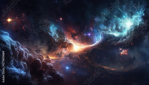 Deep Space Texture Background