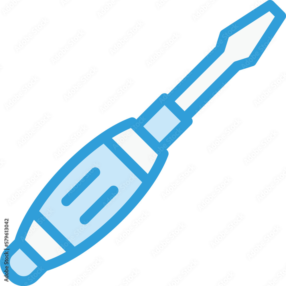 Screwdriver Vector Icon Design Illustration Screwdriver Vector Icon Design Illustration
