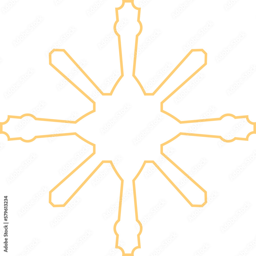 Geometric Outline Shape Geometric Outline Shape