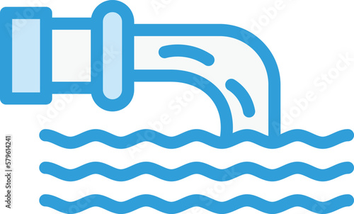 Waste water Vector Icon Design Illustration