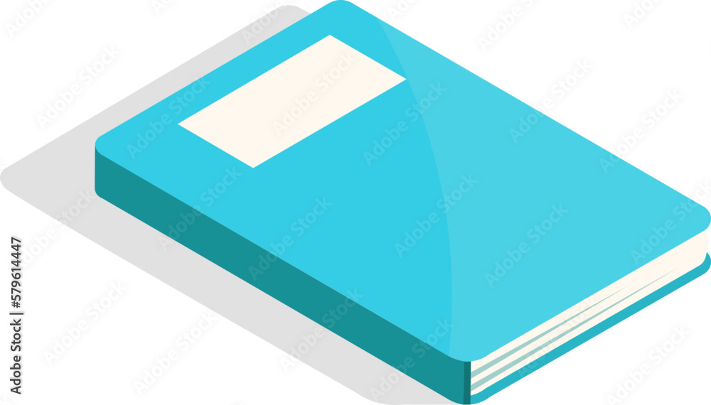 Book Stationary Isometric Element Book Stationary Isometric Element