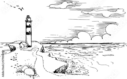 the lighthouse and its beautiful views