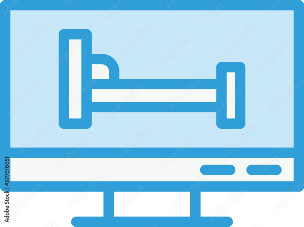 Hotel Booking Vector Icon Design Illustration Hotel Booking Vector Icon Design Illustration
