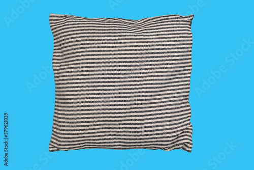 Decorative pillow with geometric pattern