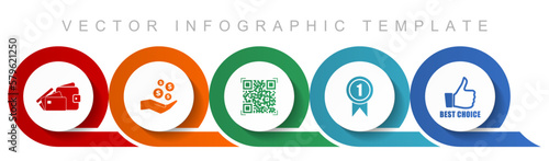 Shopping icon set, miscellaneous icons such as money, wallet, qr code, badge and like sign for webdesign and mobile applications, flat design infographic vector template in eps 10