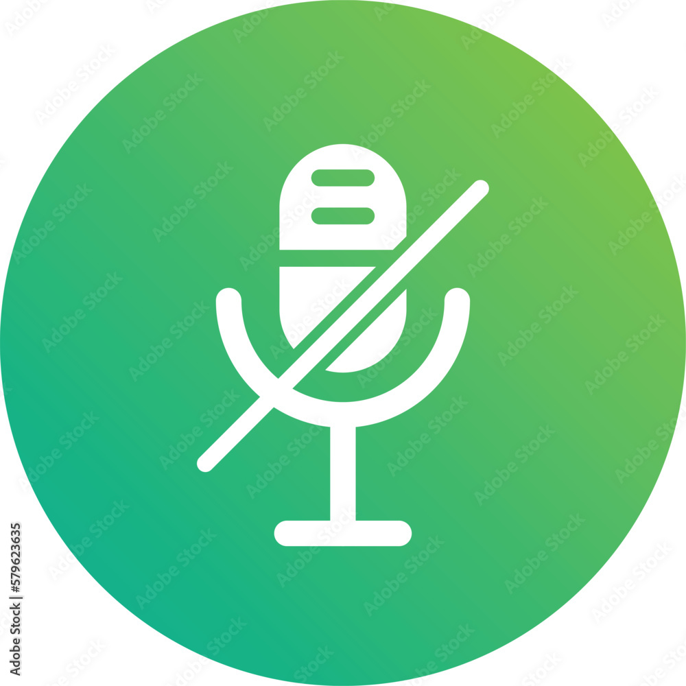 Mute Vector Icon Design Illustration Mute Vector Icon Design Illustration