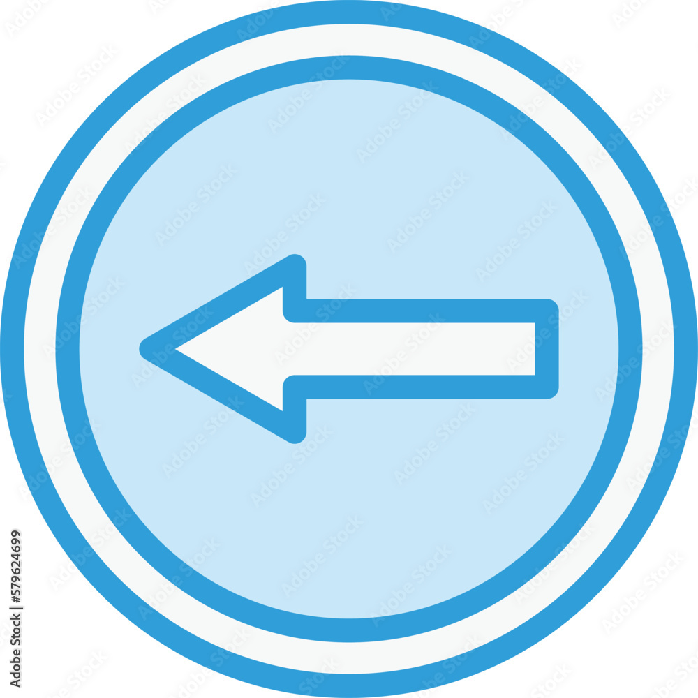 Go left Vector Icon Design Illustration Go left Vector Icon Design Illustration