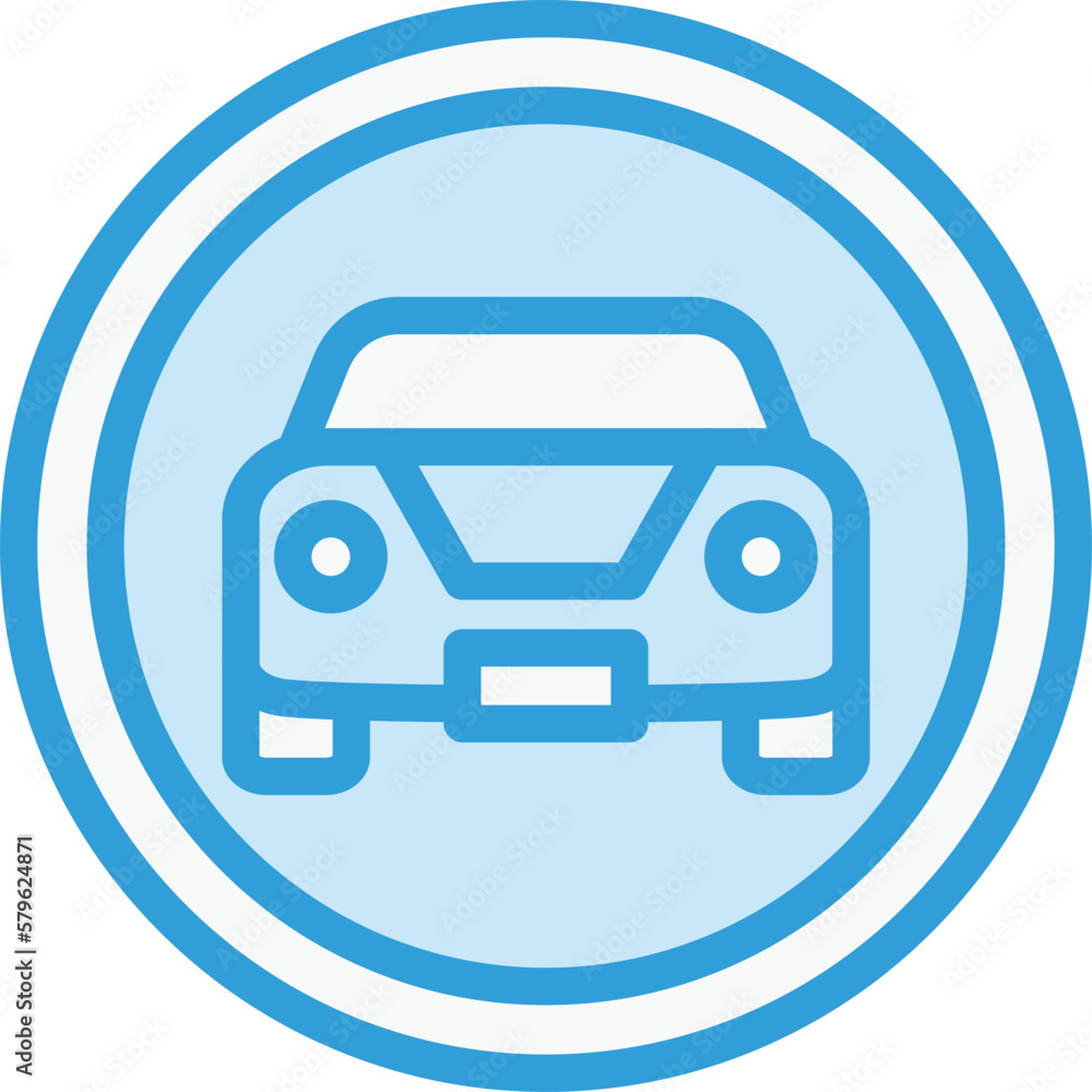 Car traffic Vector Icon Design Illustration Car traffic Vector Icon Design Illustration