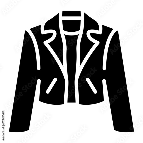 blazer glyph icon