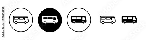 Bus icon vector illustration. bus sign and symbol. transport symbol