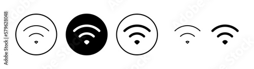 Wifi icon vector illustration. signal sign and symbol. Wireless  icon