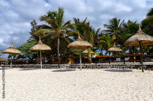 Africa  Mauritius  Pamplemousses  Grand Port District   Blue Bay beach