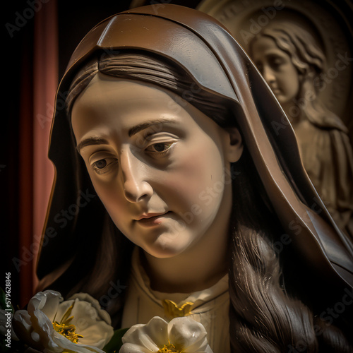 saint therese of lisieux faith captured with a NIKON D850 70-200 mm lens 2