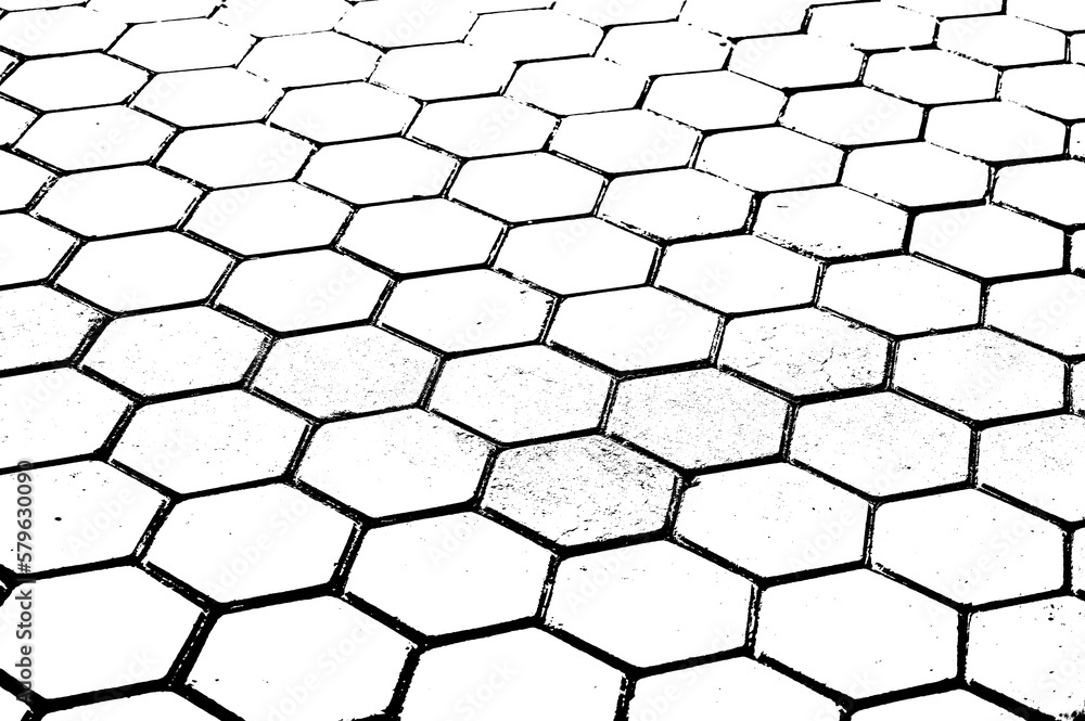 black and white hexagon silhouette texture background black and white hexagon silhouette texture background