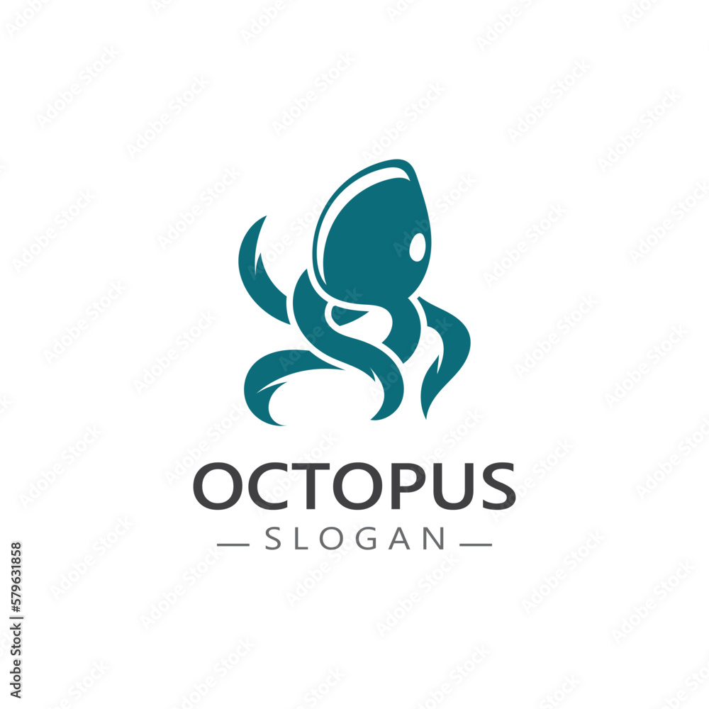 Octopus logo image design icon illustration animal vector Octopus logo image design icon illustration animal vector