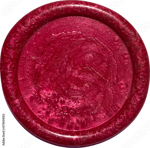 red wax seal vector high resolution for premium certification, letter, invitation, luxurious