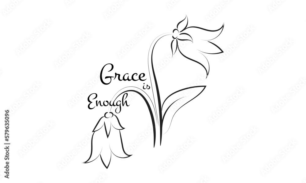 Biblical Phrase with Floral Design. Christian typography for print or use as poster, card, flyer or T shirt
Biblical Phrase with Floral Design. Christian typography for print or use as poster, card, flyer or T shirt