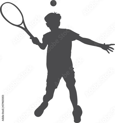 The boy play tennis 2023031027 