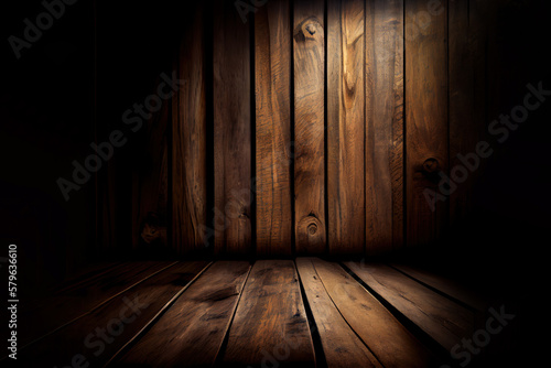 Wood texture background. Generative Ai