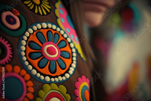 Hippie Batik Pattern Art - Colorful and Groovy Artwork