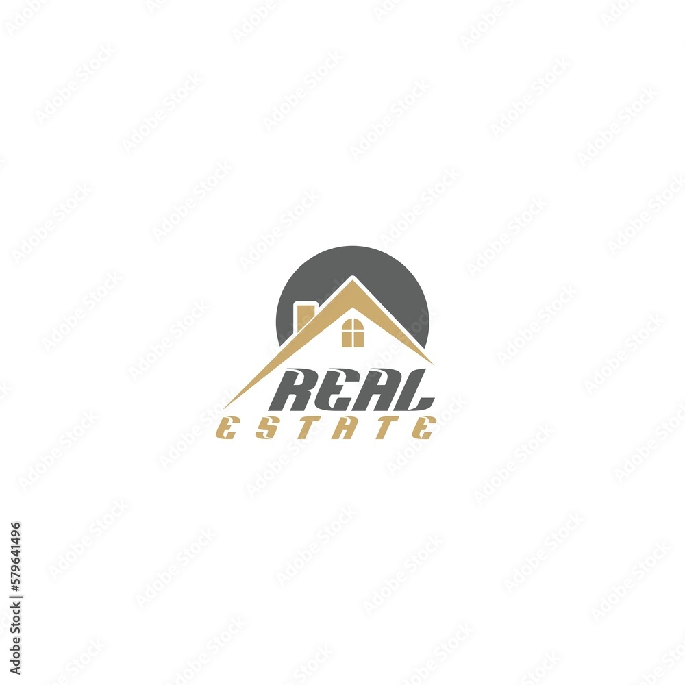 Real Estate icon. Building logo isolated on white background Real Estate icon. Building logo isolated on white background