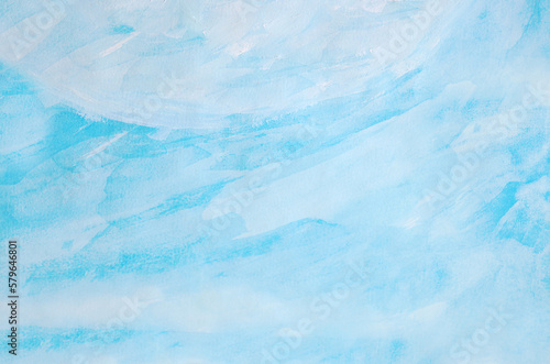 Abstract blue watercolor background texture