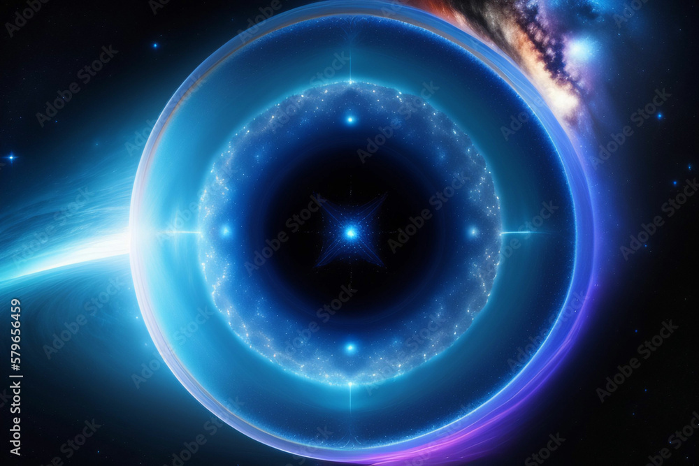 blue planet with space blue planet with space