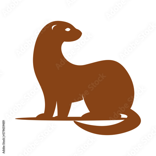 Otter icon logo design