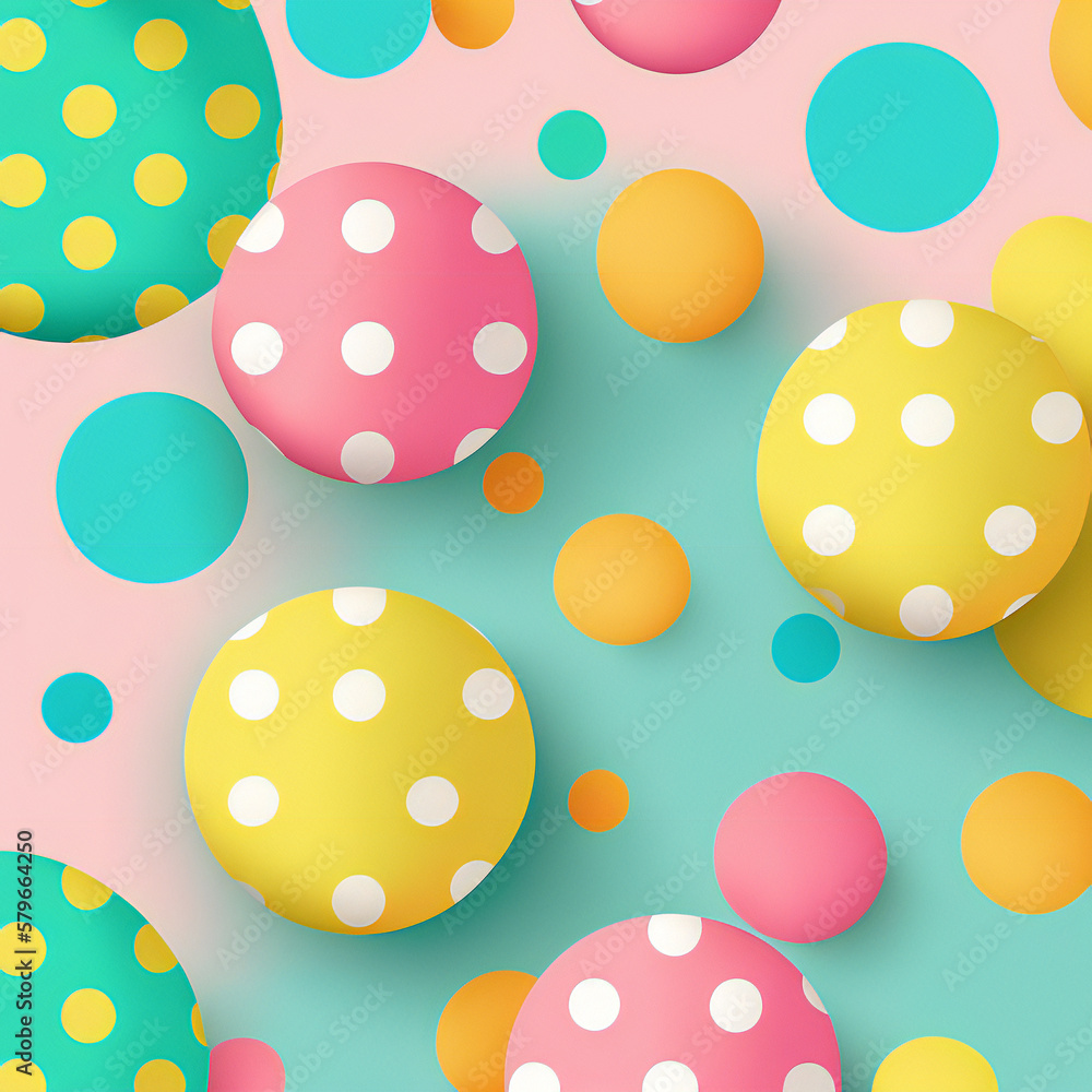 colorful polka dots pattern colorful polka dots pattern