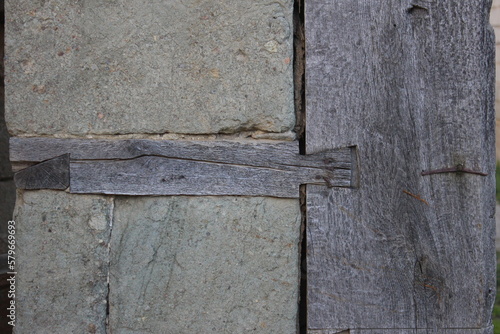 old wooden door