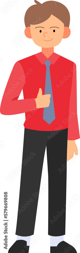 Businessman character illustration Businessman character illustration