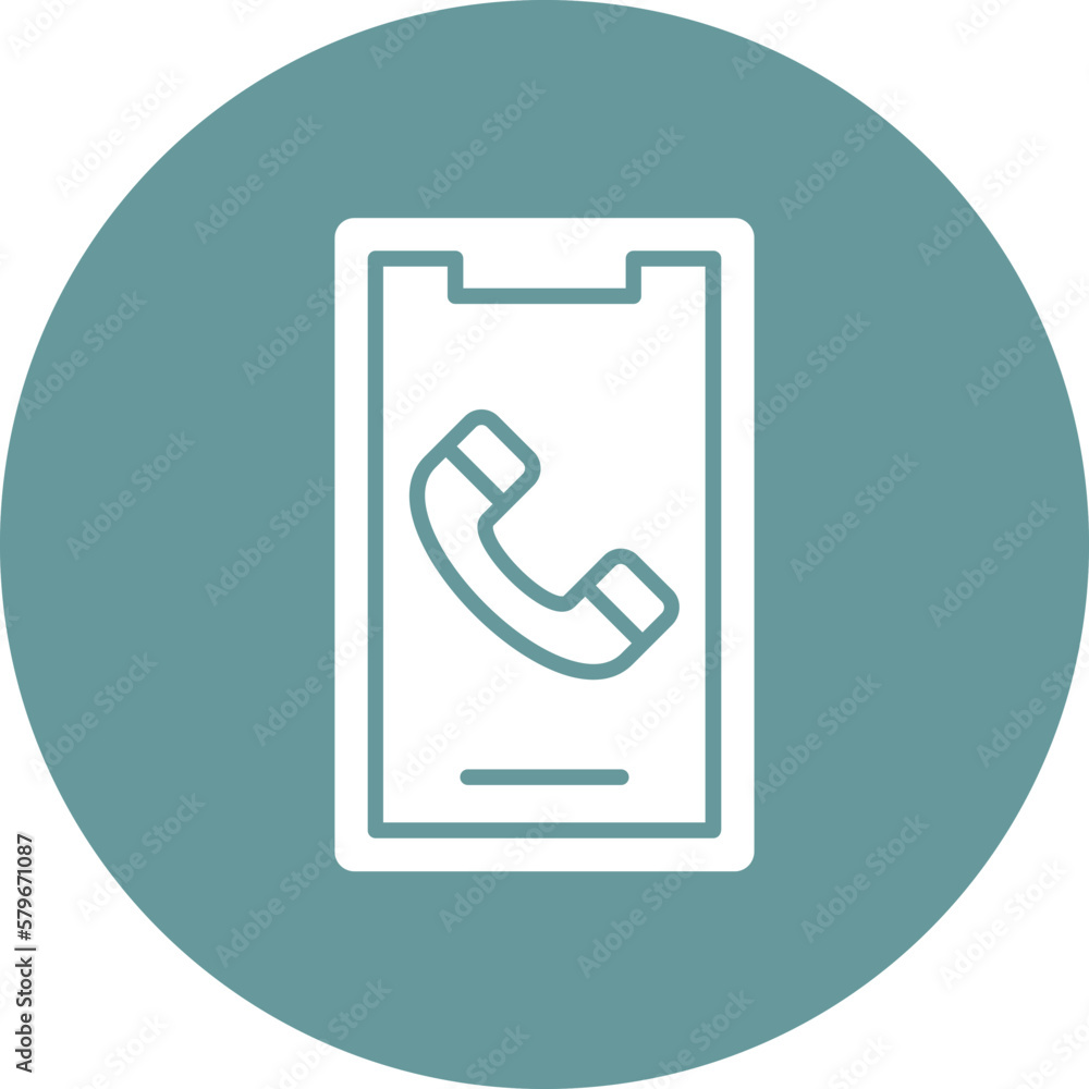Vector Design Mobile Call Icon Style Vector Design Mobile Call Icon Style