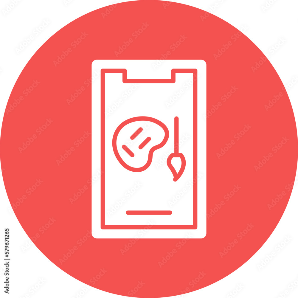 Vector Design Mobile Art Icon Style Vector Design Mobile Art Icon Style