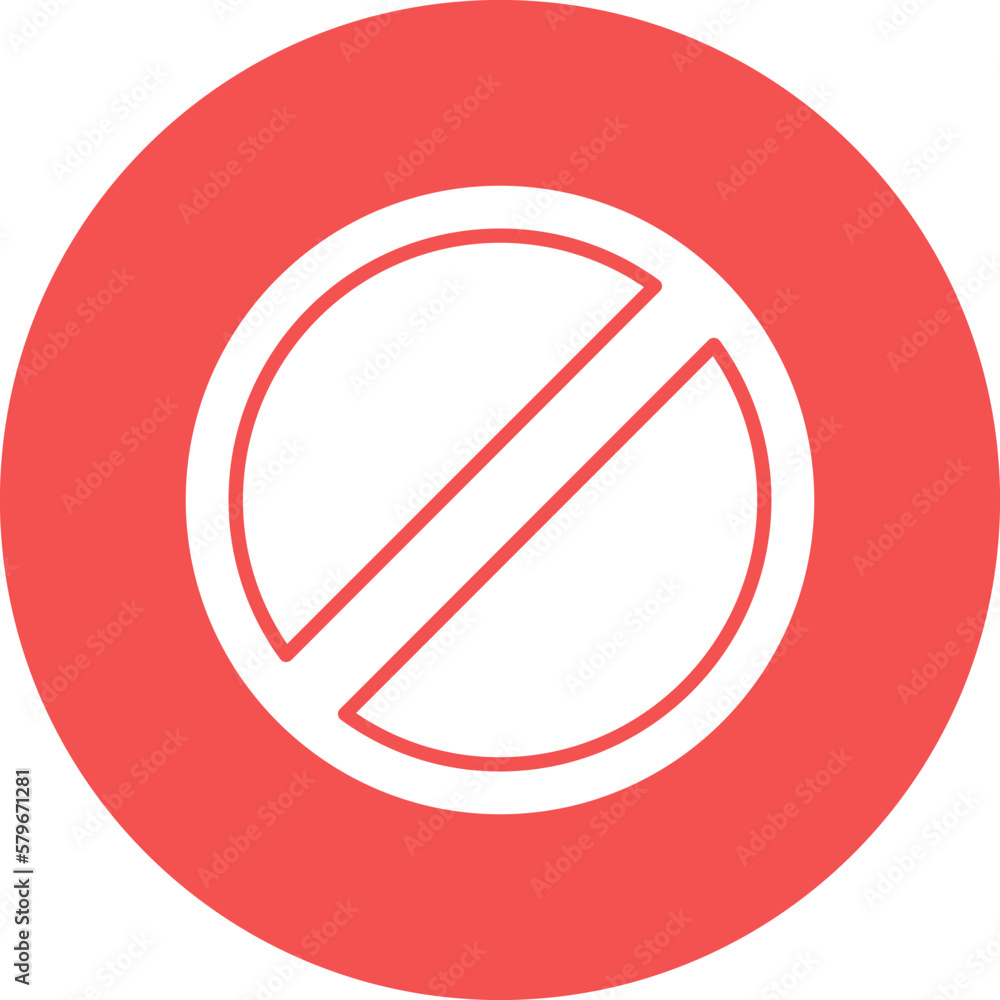 Vector Design Forbidden Icon Style Vector Design Forbidden Icon Style