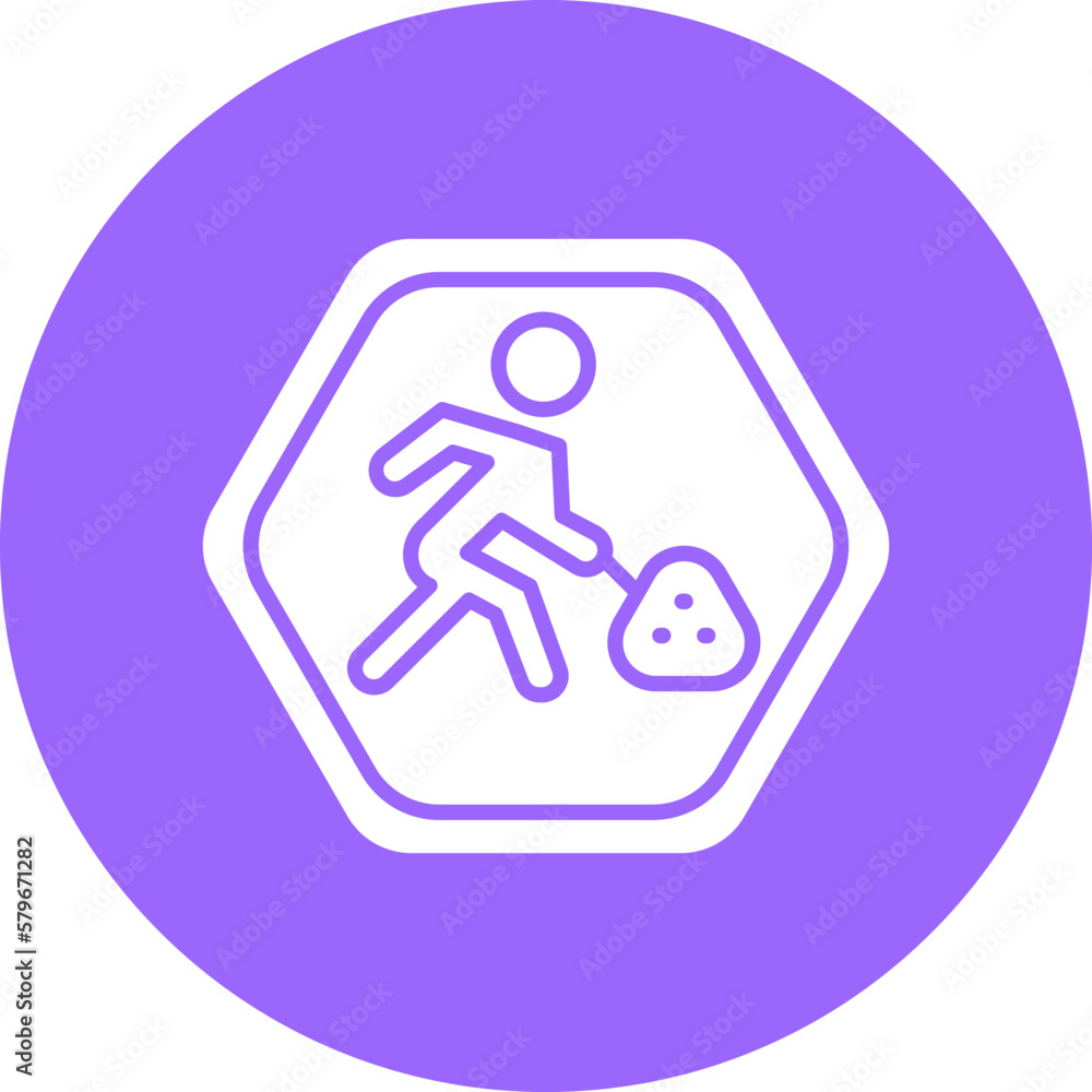 Vector Design Road Work Icon Style Vector Design Road Work Icon Style