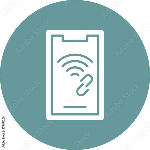 Vector Design Mobile Hotspot Icon Style
