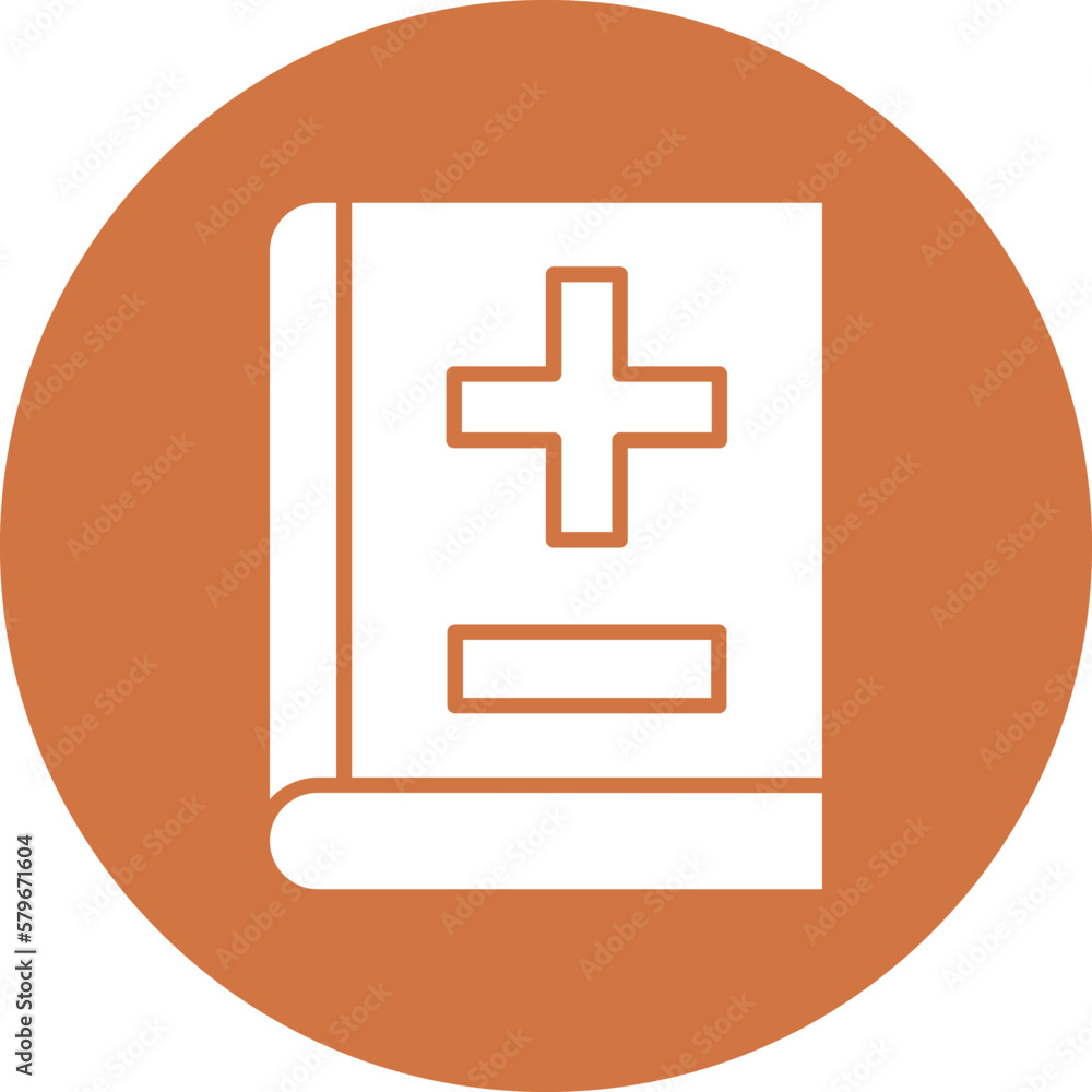 Obraz premium Vector Design Medical Book Icon Style