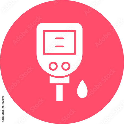 Vector Design Diabetes Test Icon Style
