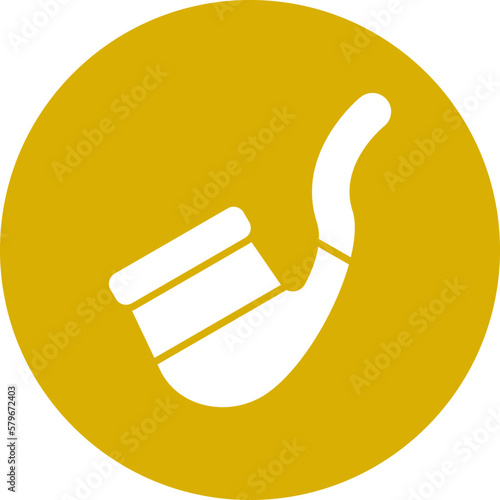 Vector Design Smoking Pipe Icon Style