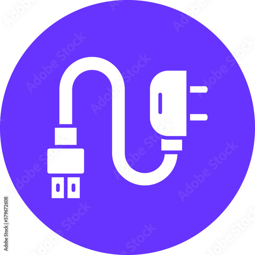 Vector Design Adapter Icon Style