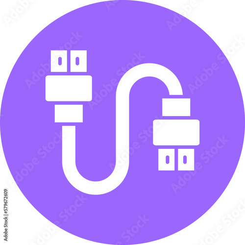 Vector Design Hdmi Cable Icon Style