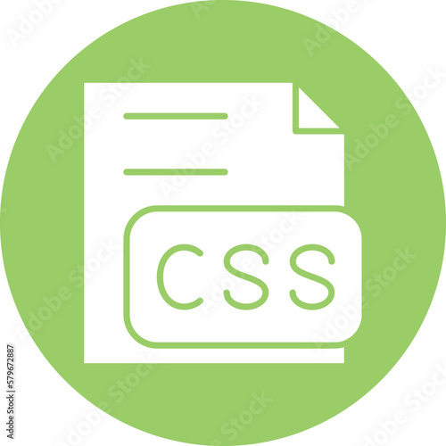 Vector Design CSS File Icon Style