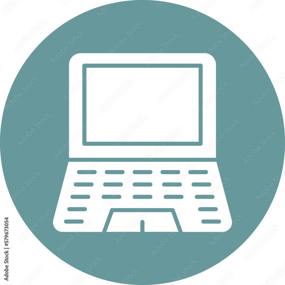 Vector Design Laptop Icon Style