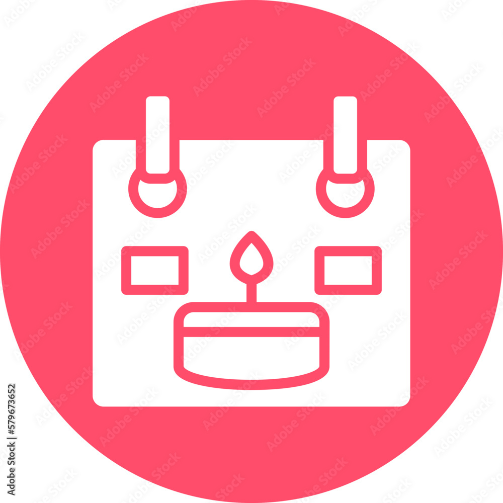 Vector Design Birthday Date Icon Style Vector Design Birthday Date Icon Style