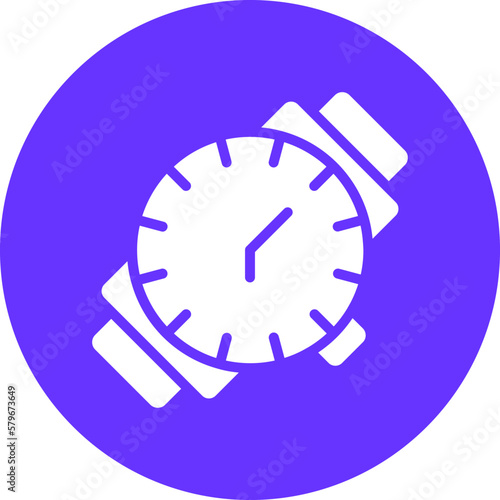 Vector Design Wristwatch Icon Style